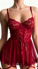 Lucia Babydoll Red